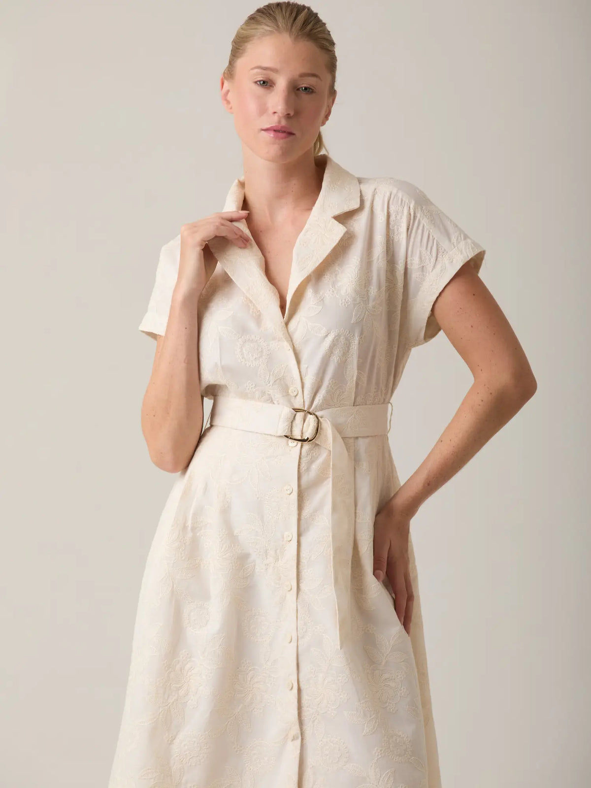 Vestido Largo Sandalo Ivory
