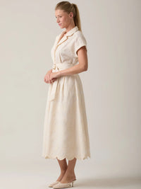 Vestido Largo Sandalo Ivory