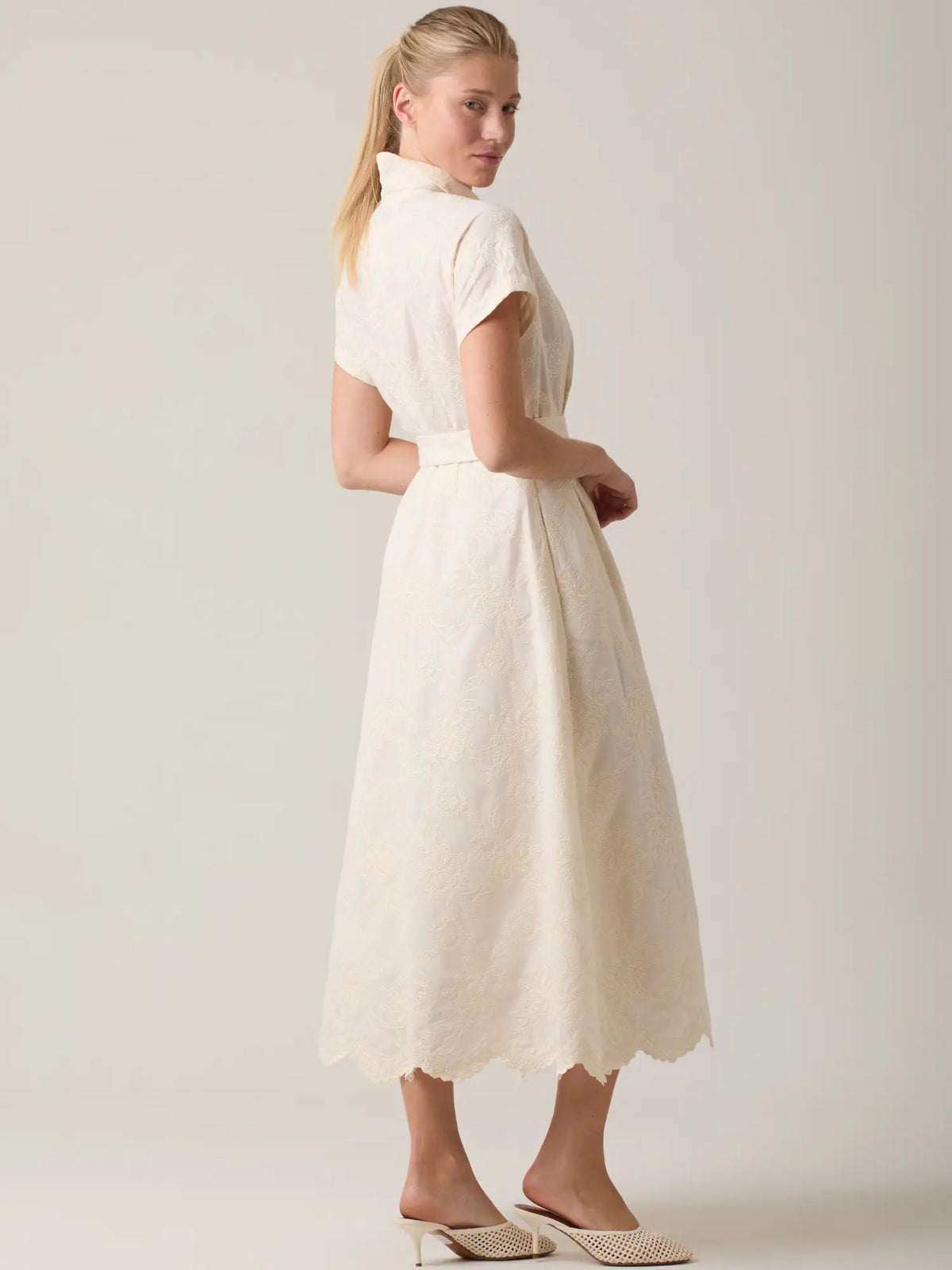Vestido Largo Sandalo Ivory