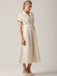 Vestido Largo Sandalo Ivory
