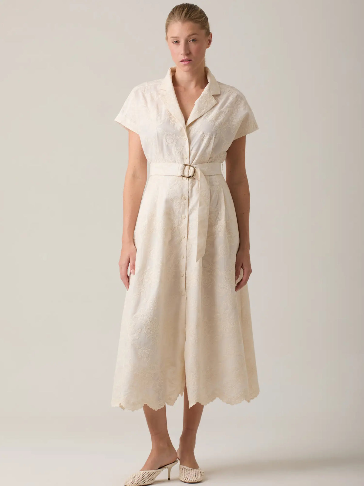 Vestido Largo Sandalo Ivory