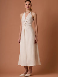 Vestido Largo Bianca Blanco