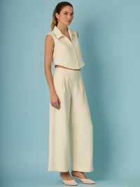 Pantalon Largo Ameliana Vainilla