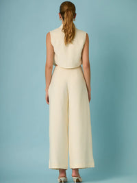 Pantalon Largo Ameliana Vainilla