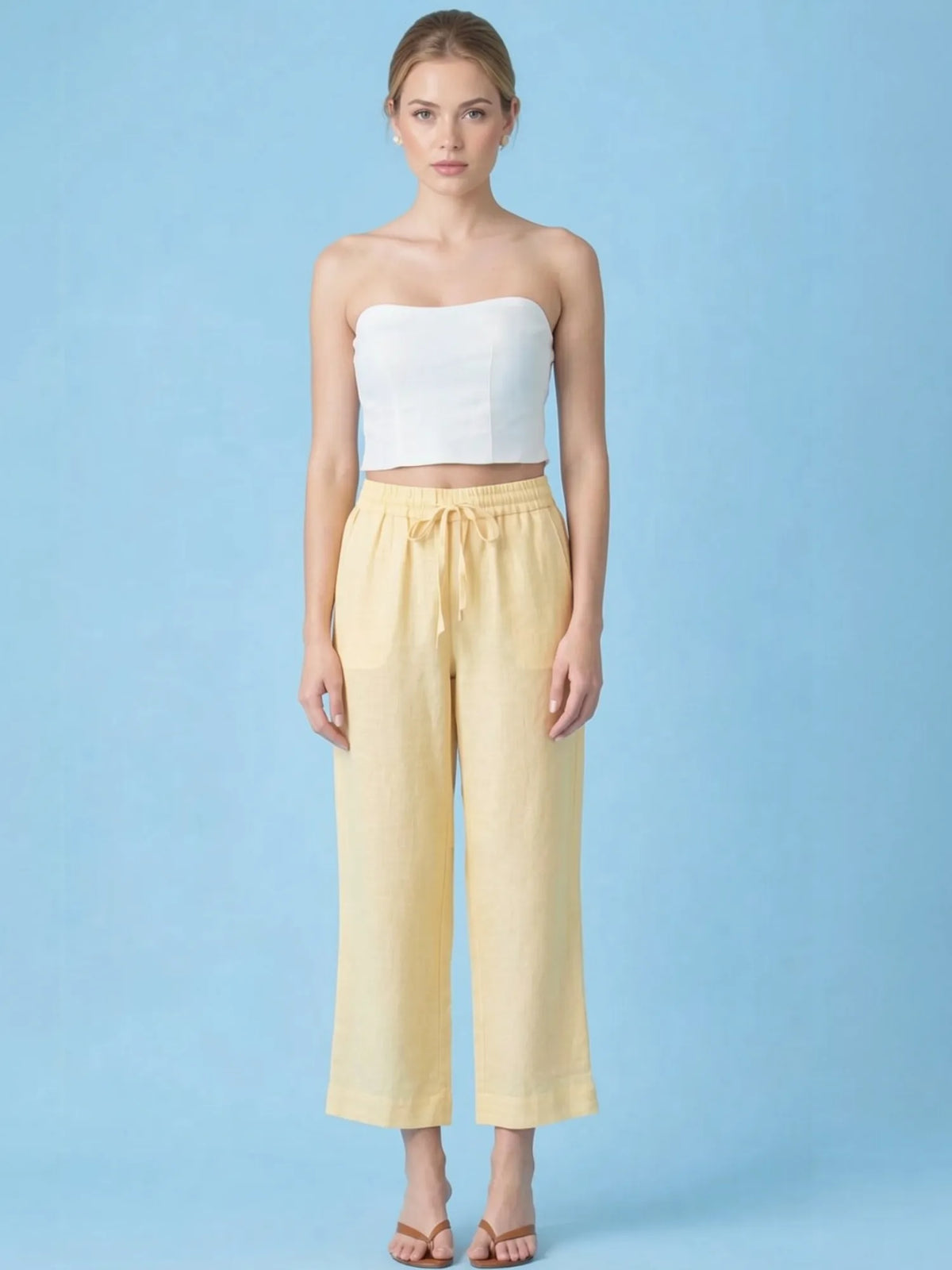 Pantalón Largo Cameron Amarillo