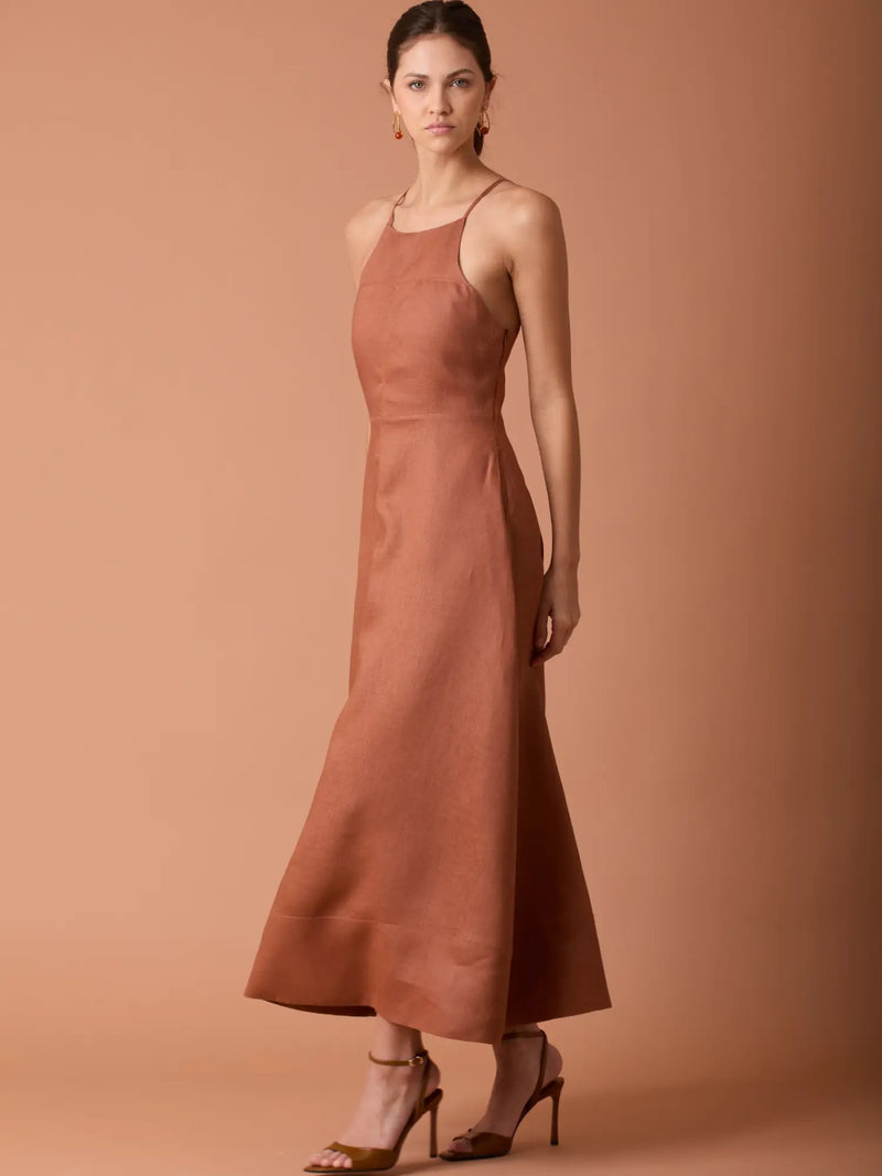 Vestido Largo Gian Cafe