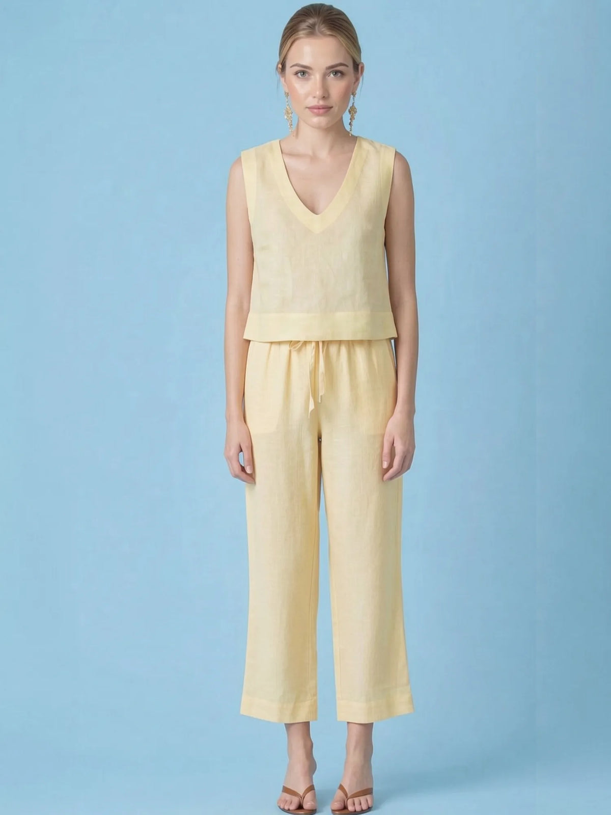 Pantalón Largo Cameron Amarillo