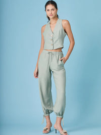 Pantalon Largo Aishani Verde