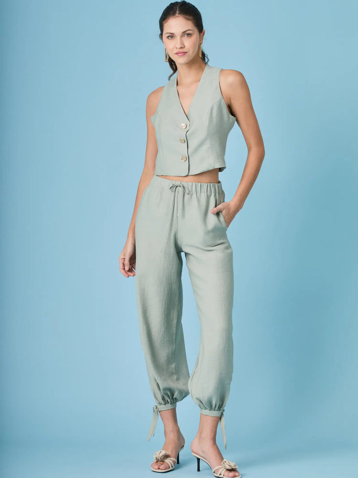 Pantalon Largo Aishani Verde