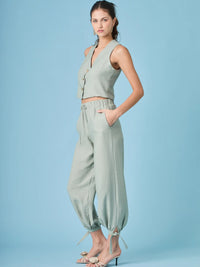 Pantalon Largo Aishani Verde