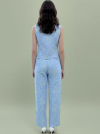 Pantalon Largo Matani Baby Blue