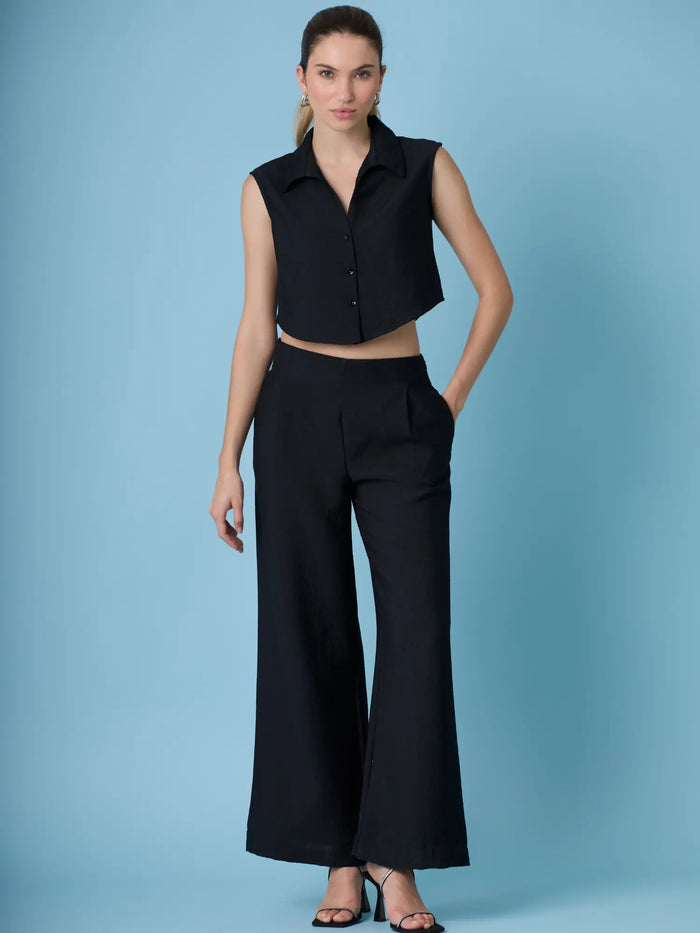 Pantalon Largo Ameliana Negro