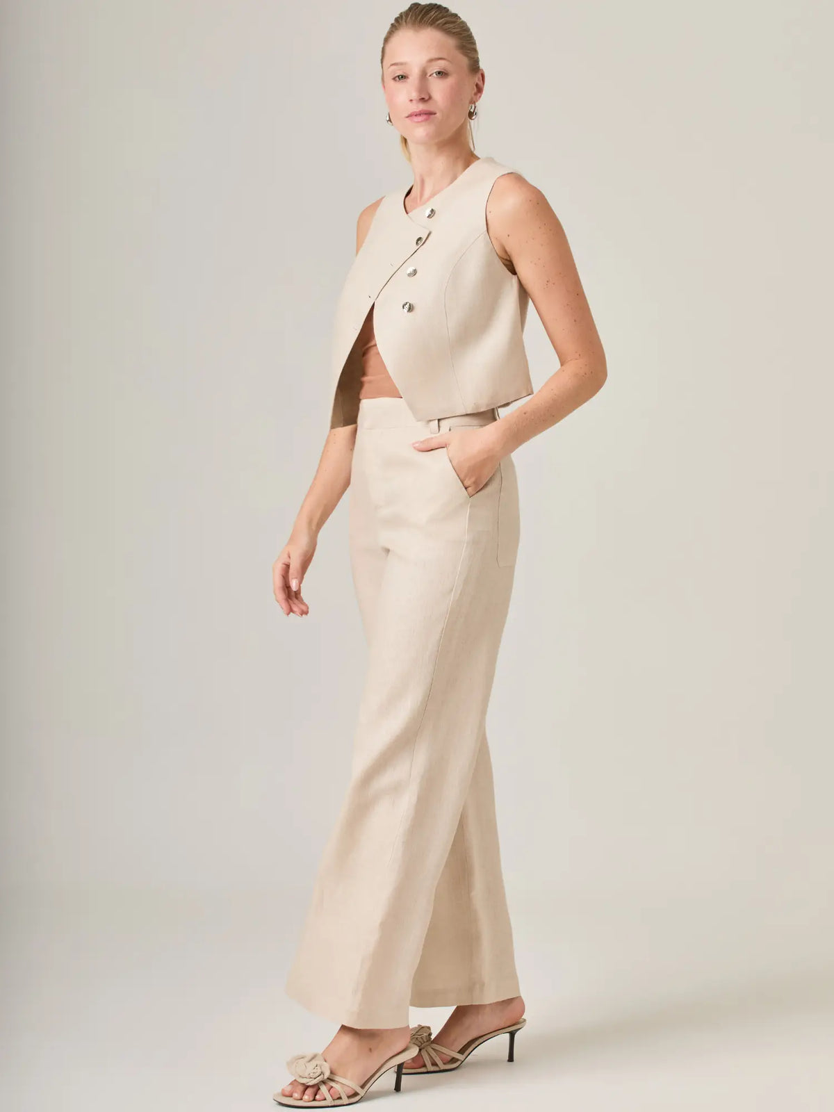 Pantalon Largo Janine Sand