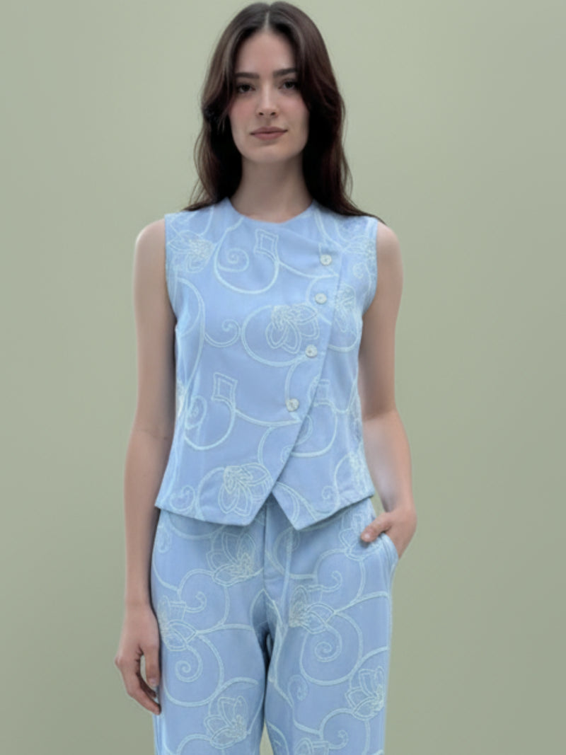 Blusa Matani Baby Blue