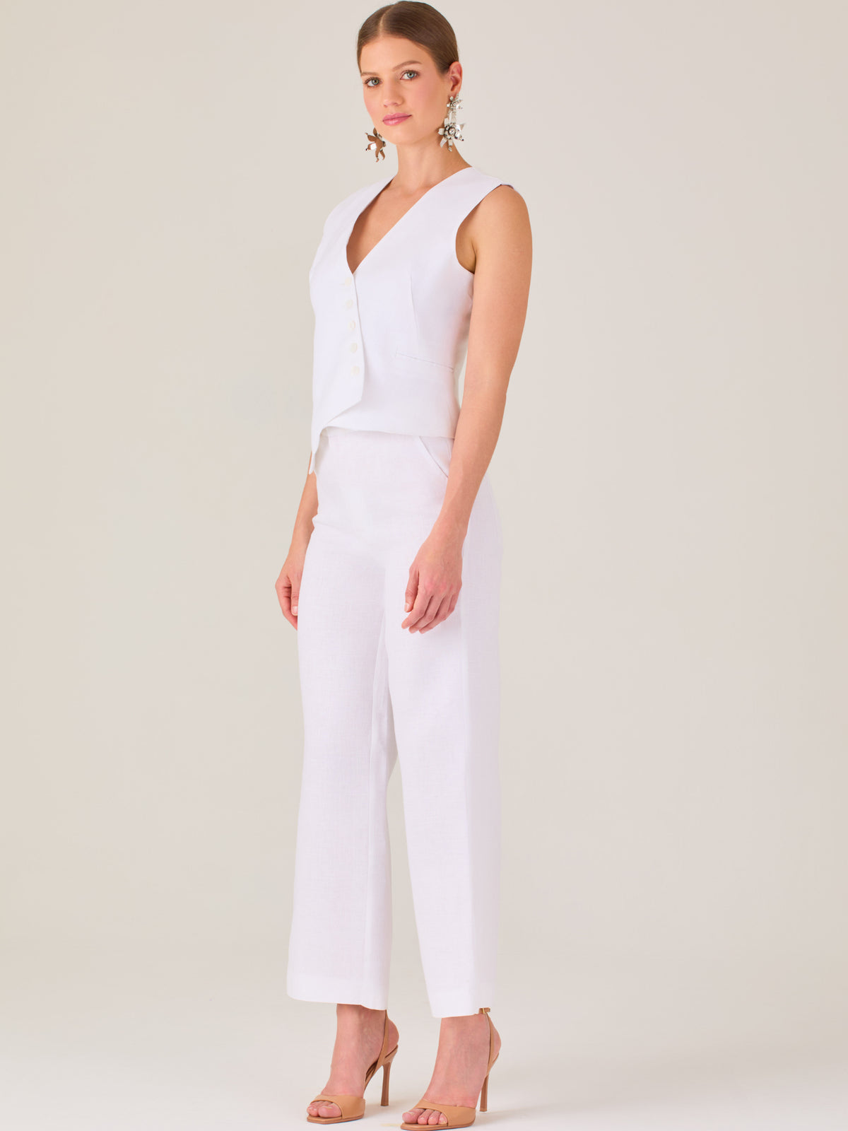 Pantalon Largo Waterloo Blanco