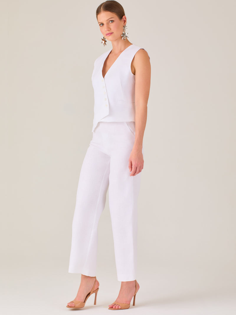Pantalon Largo Waterloo Blanco