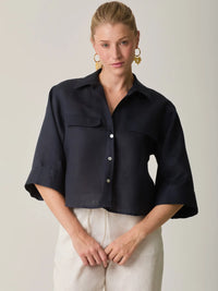 Blusa Caprina Navy