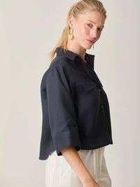 Blusa Caprina Navy