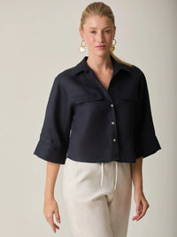 Blusa Caprina Navy