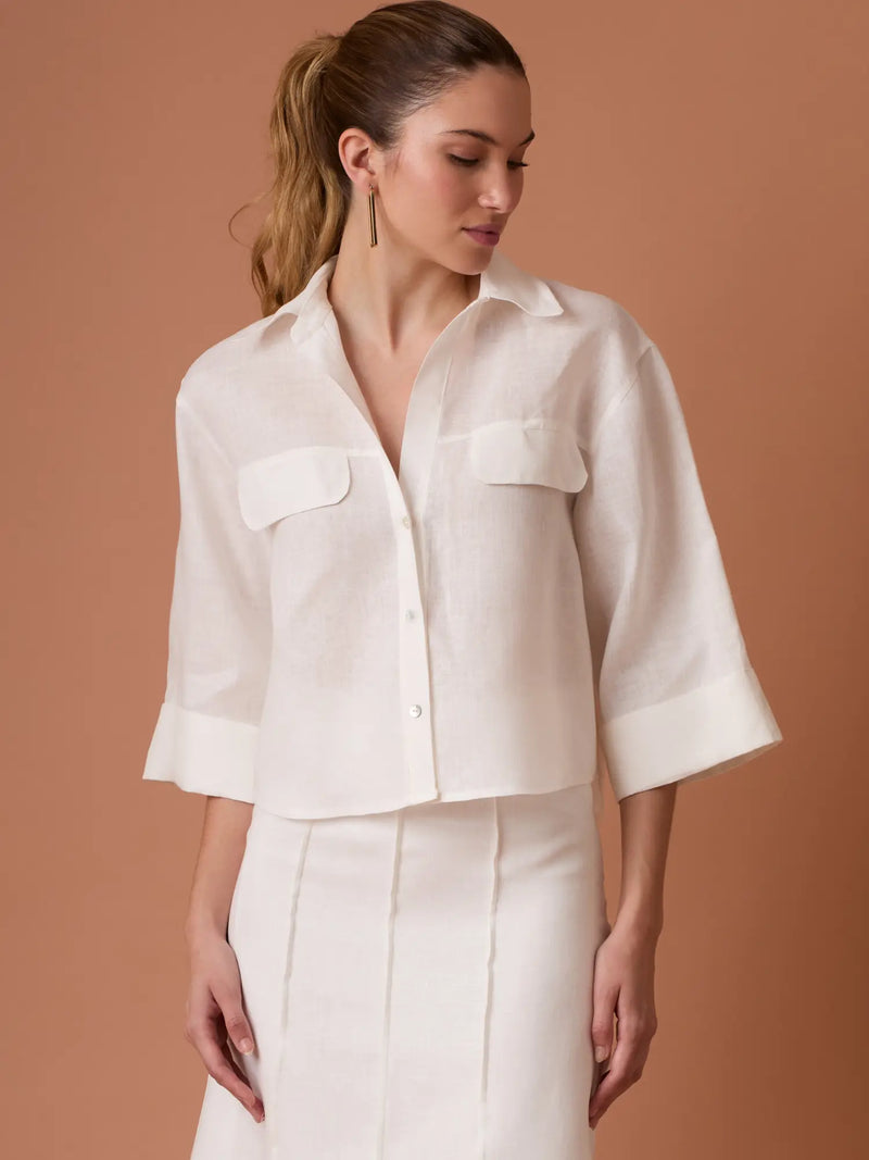 Blusa Caprina Ivory