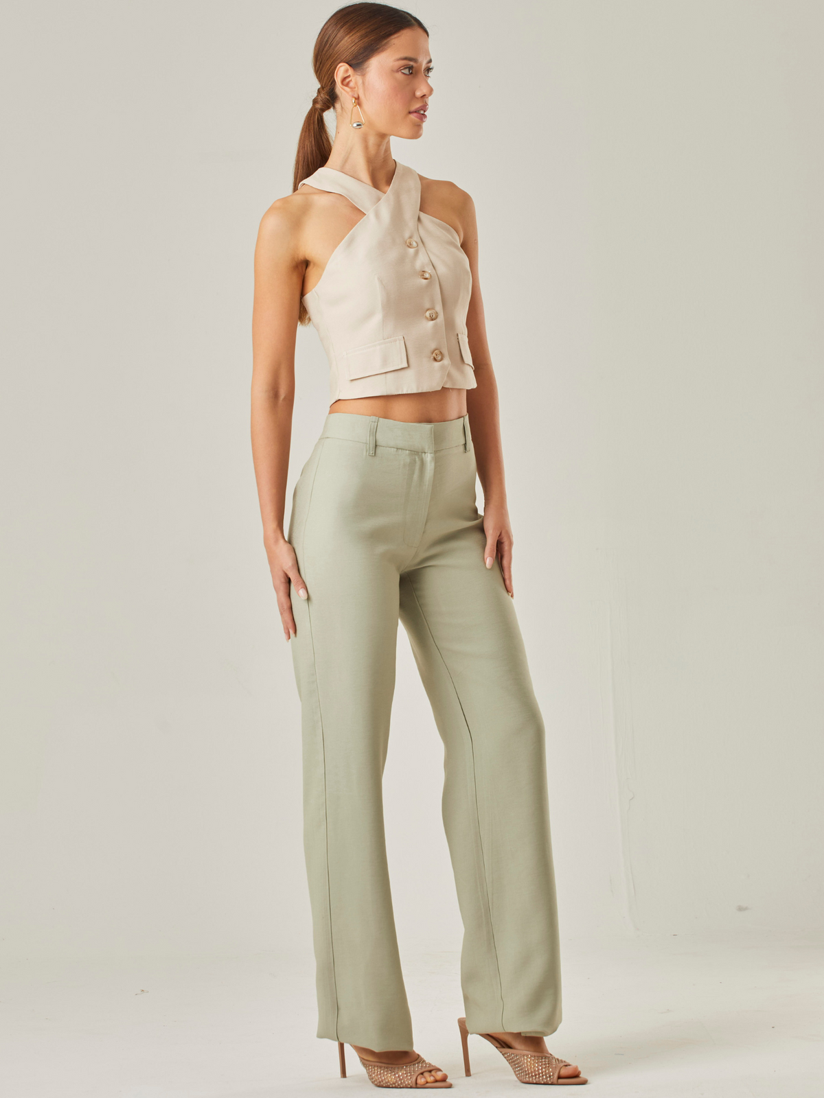 Pantalón Largo Braci Verde