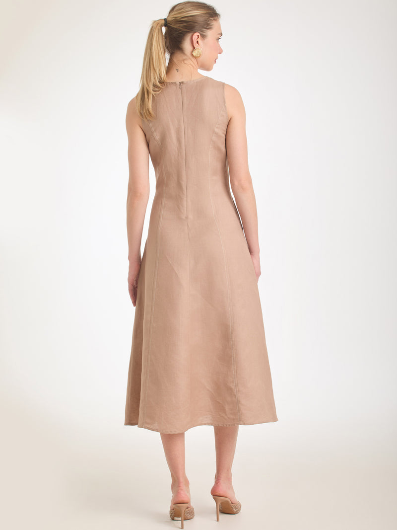 Vestido Largo Filippa Cafe