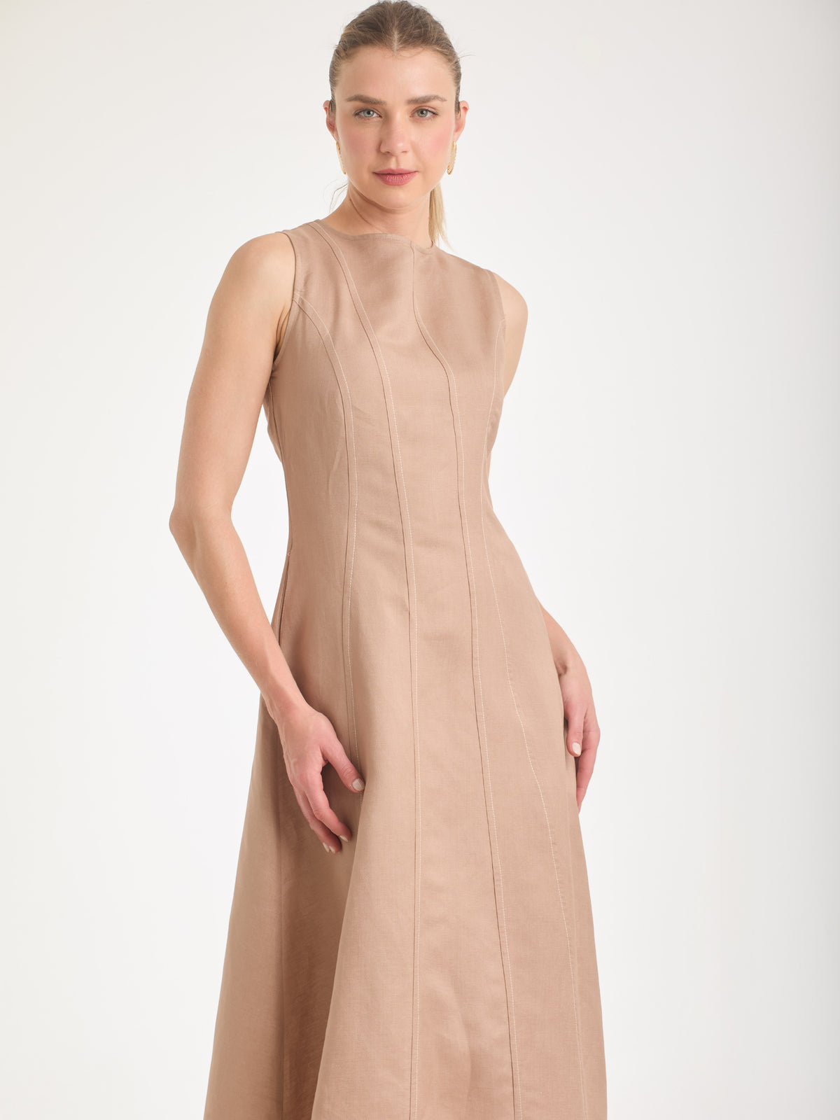 Vestido Largo Filippa Cafe