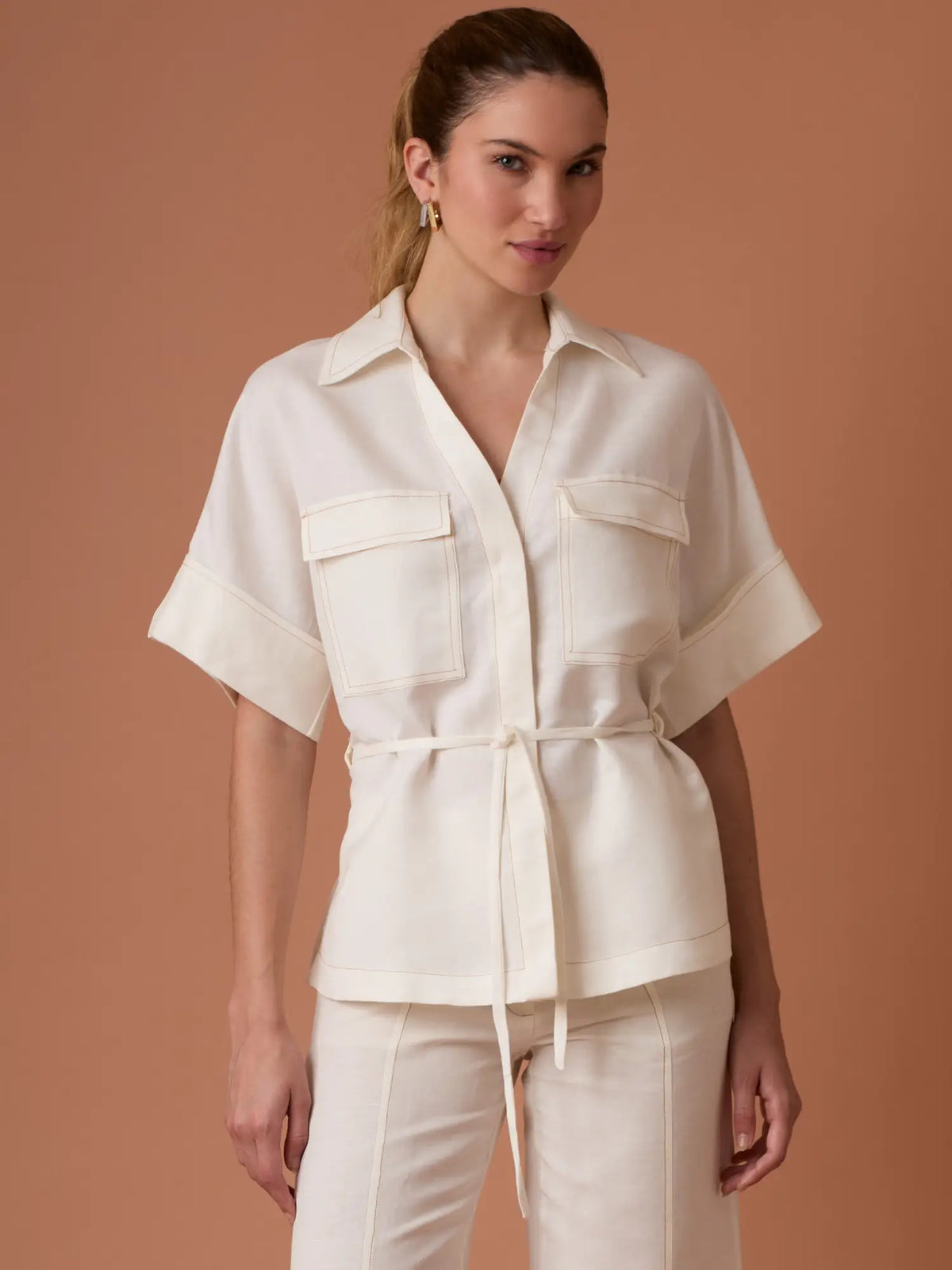 Blusa Noruega Blanco