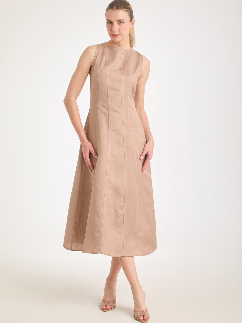 Vestido Largo Filippa Cafe