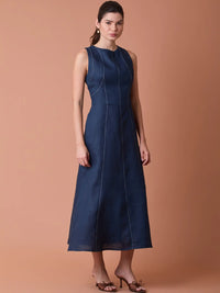 Vestido Largo Palermo Navy