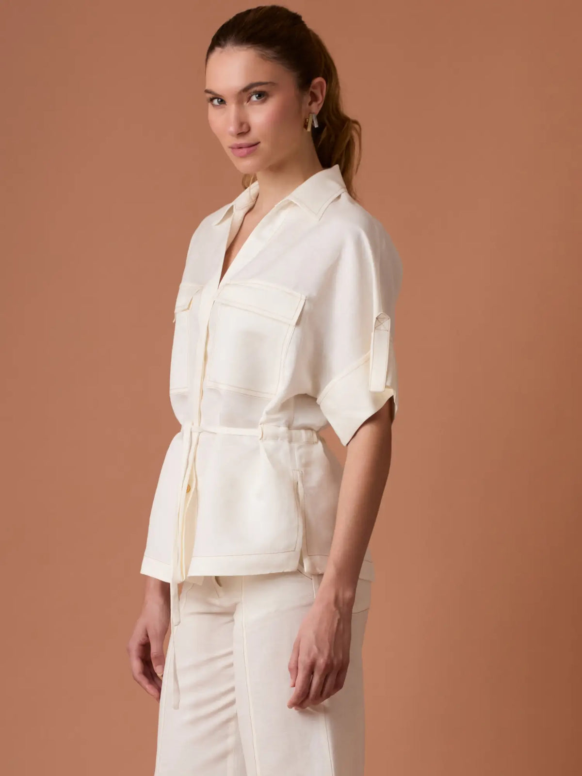 Blusa Noruega Blanco