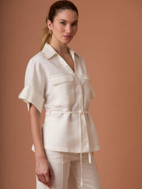 Blusa Noruega Blanco