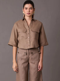 Blusa Govina Taupe