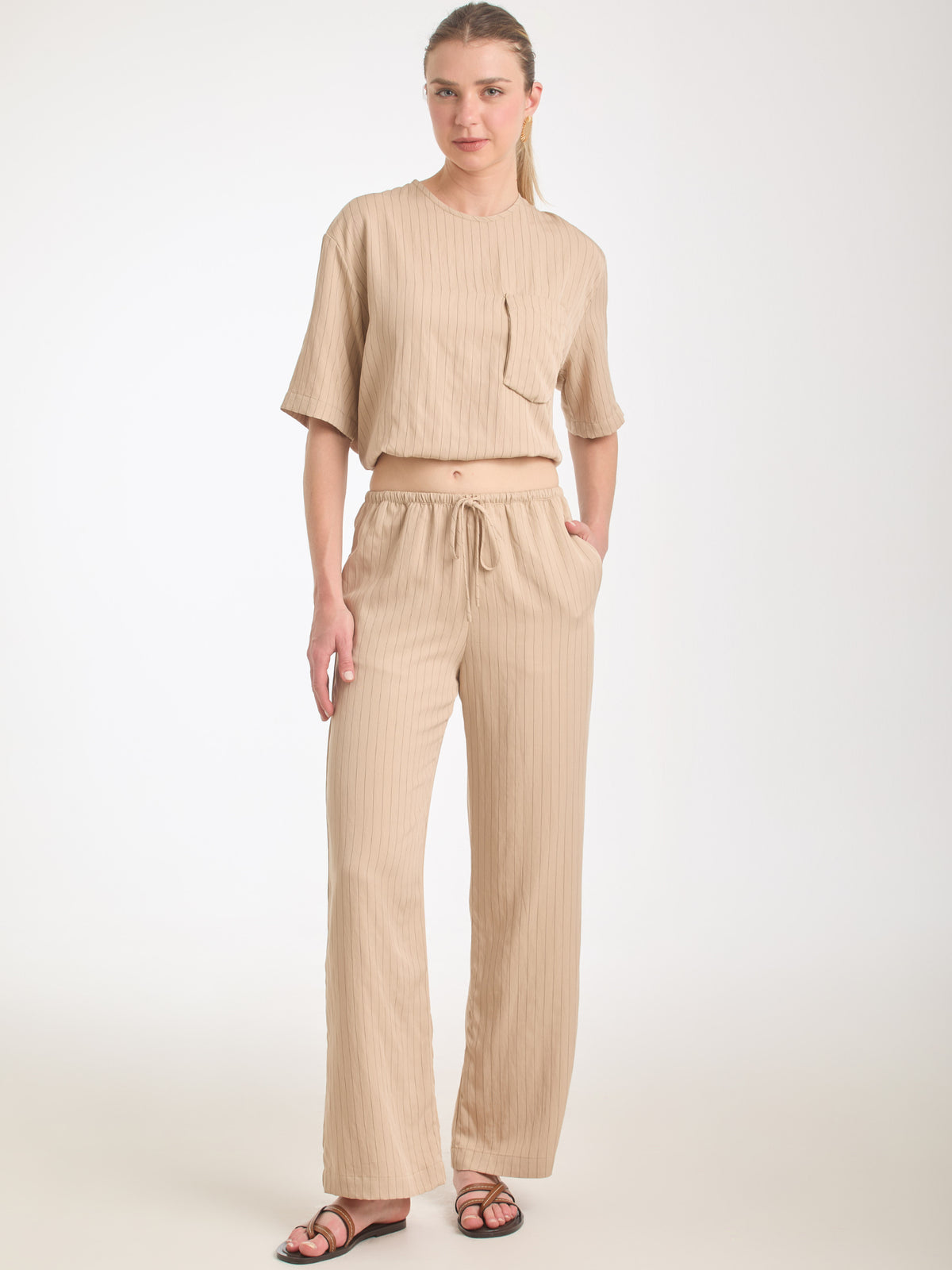 Pantalon Largo Marbella Sand