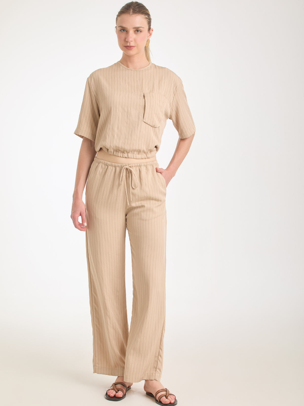 Pantalon Largo Marbella Sand