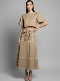 Falda Larga Paradis Sand
