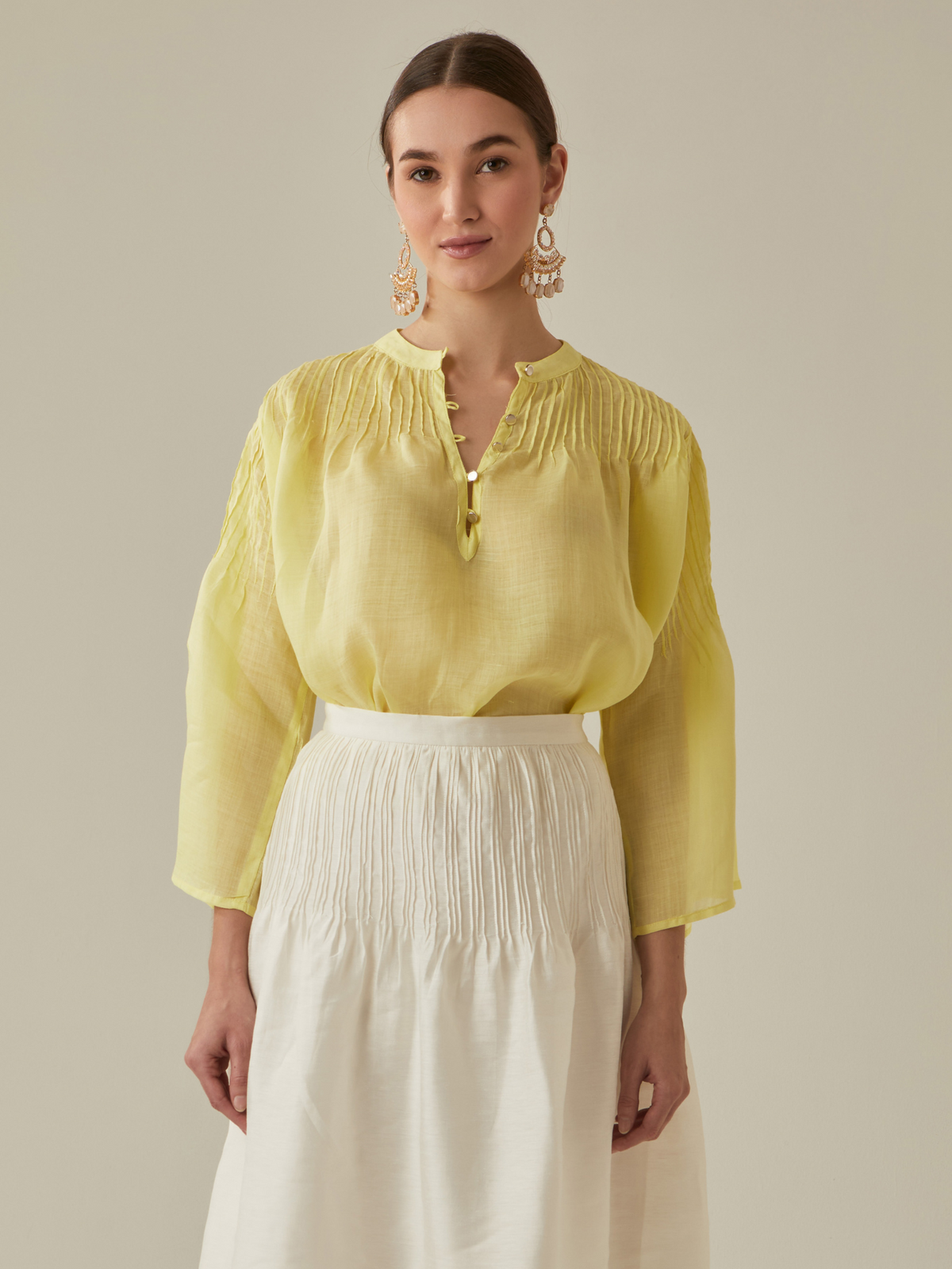 Blusa Cynthia Amarillo