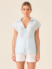 Blusa Balta Azul