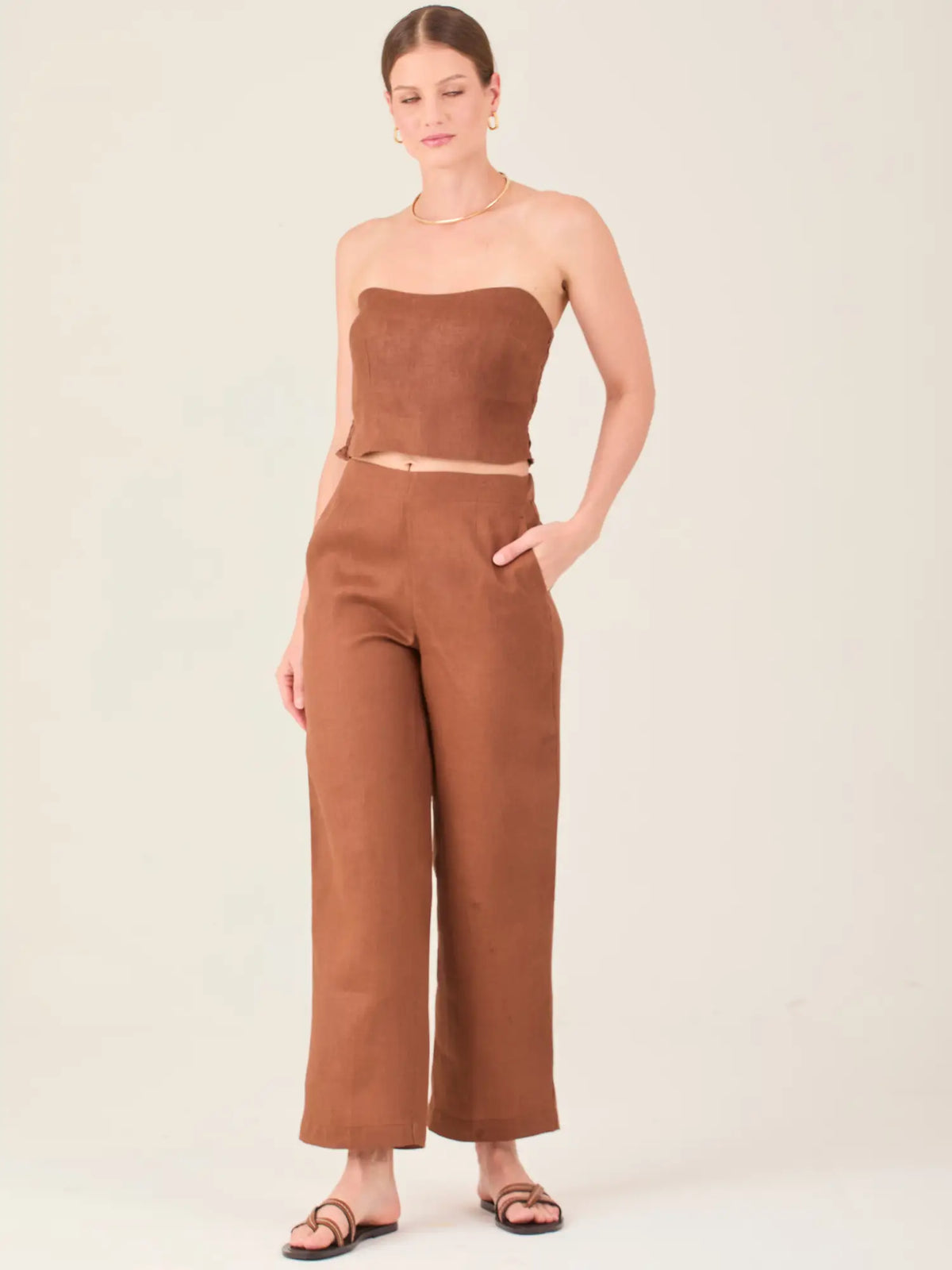 Pantalon Largo Lampedusa Cafe