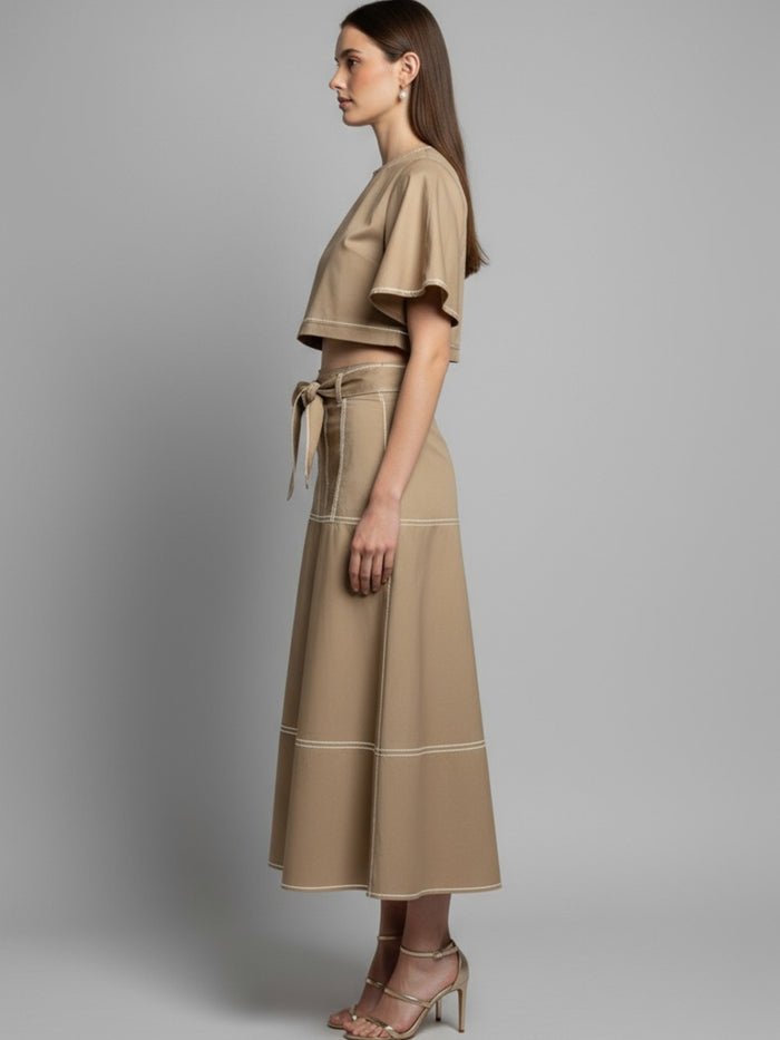 Falda Larga Paradis Sand