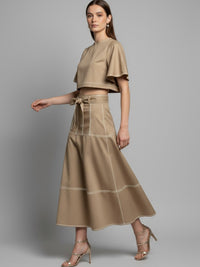 Falda Larga Paradis Sand