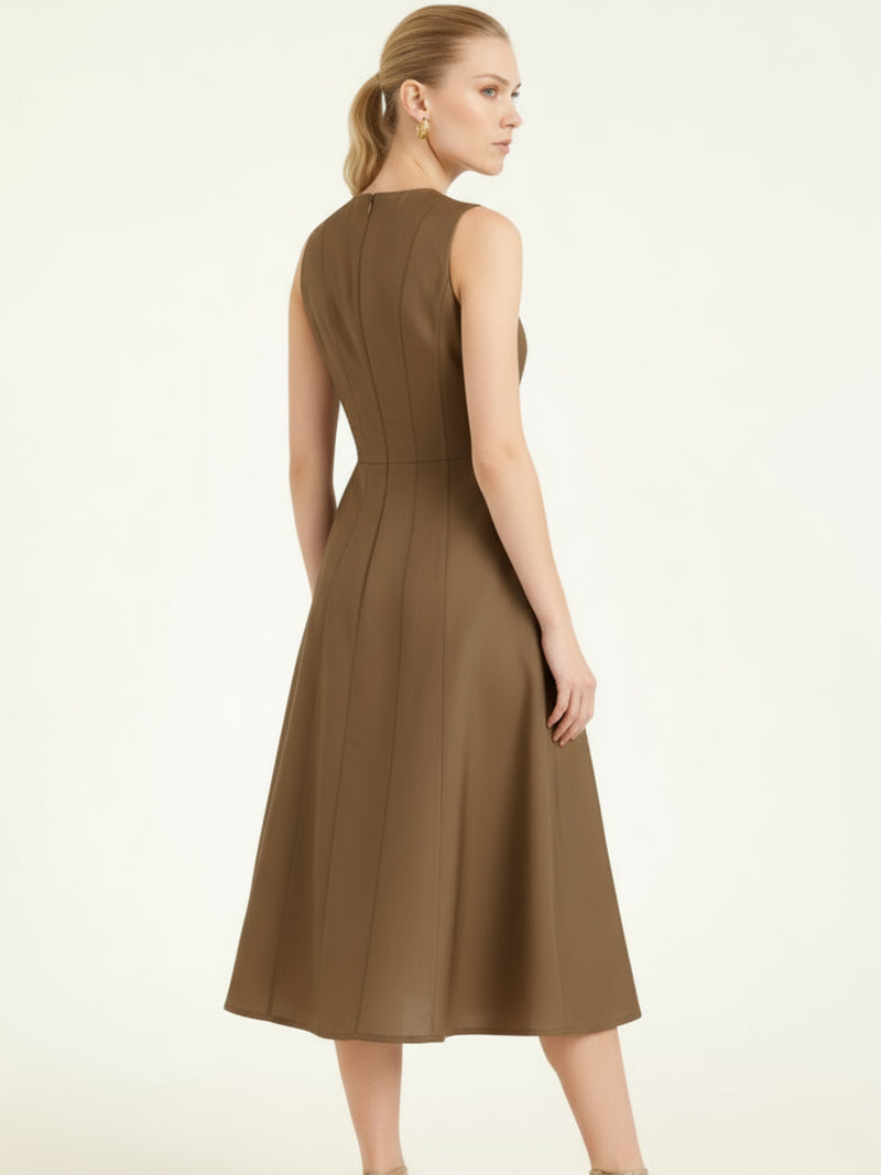 Vestido Largo Filippa Cafe