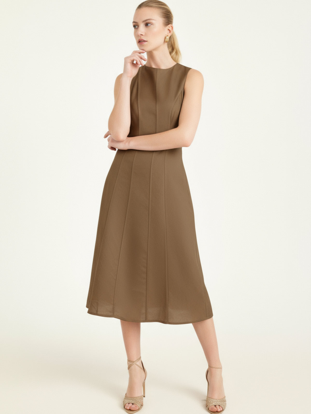 Vestido Largo Filippa Cafe