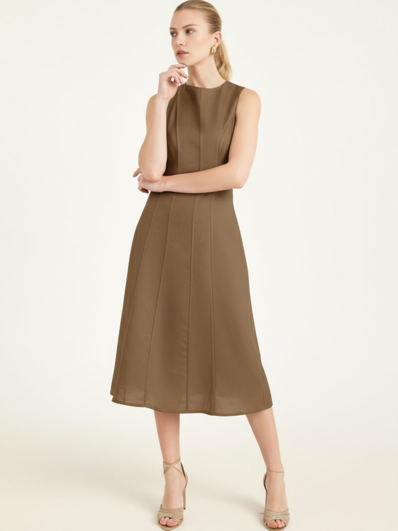 Vestido Largo Filippa Cafe