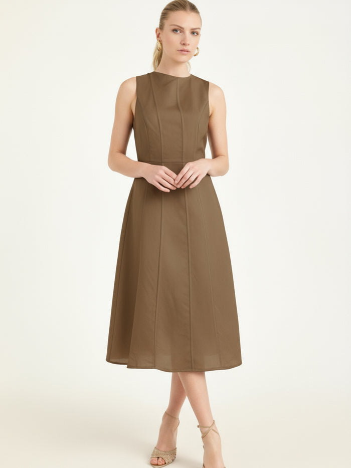 Vestido Largo Filippa Cafe