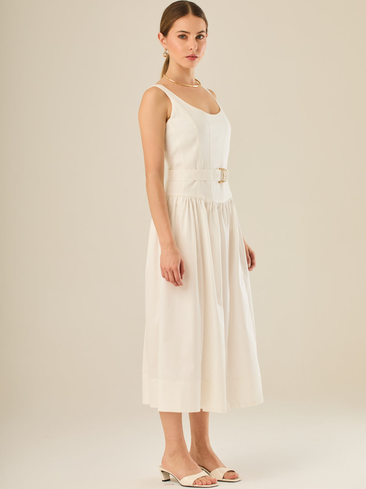 Vestido Largo Atira Blanco