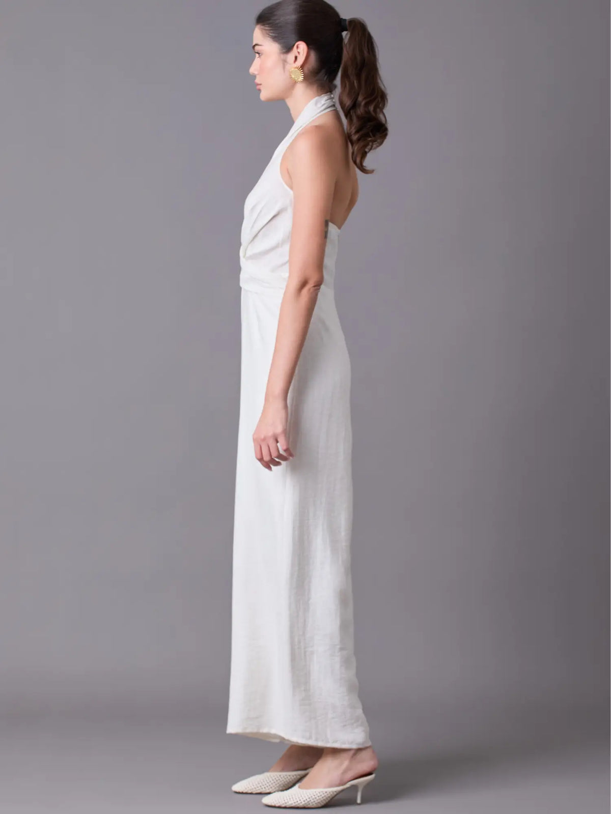 Enterizo Largo Mirleth Blanco