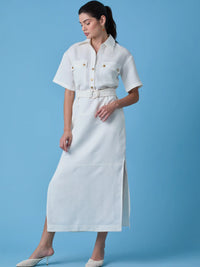 Vestido Largo Lawrence Blanco