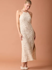 Vestido Largo Adele Beige