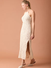 Vestido Largo Adele Beige